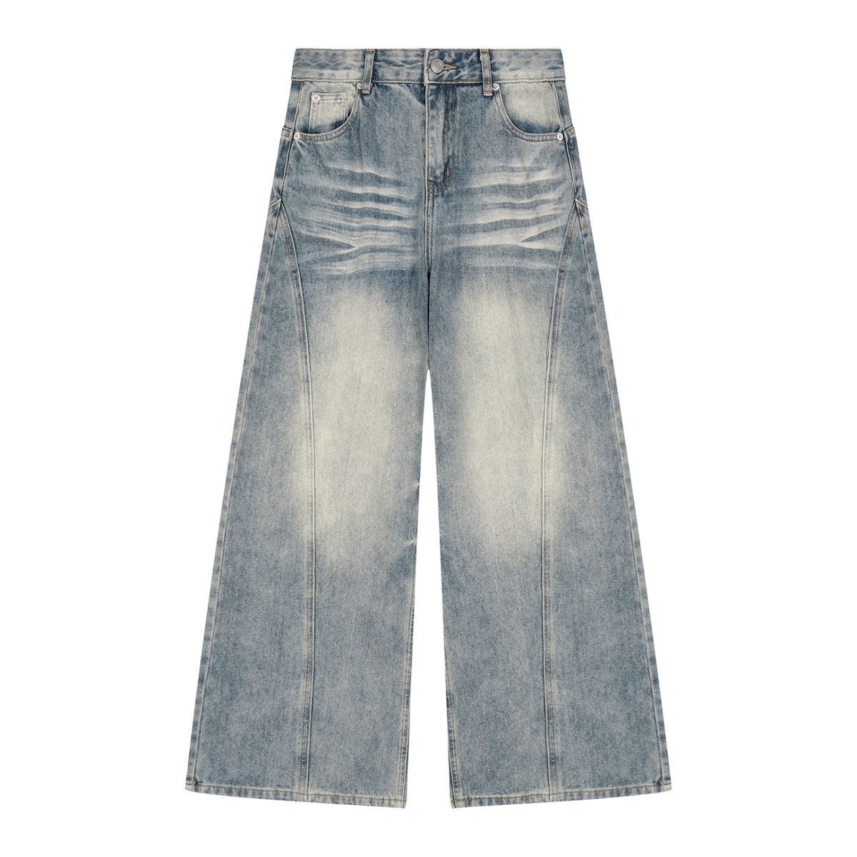 UrbanStar Women’s Vintage Baggy Denim Jeans