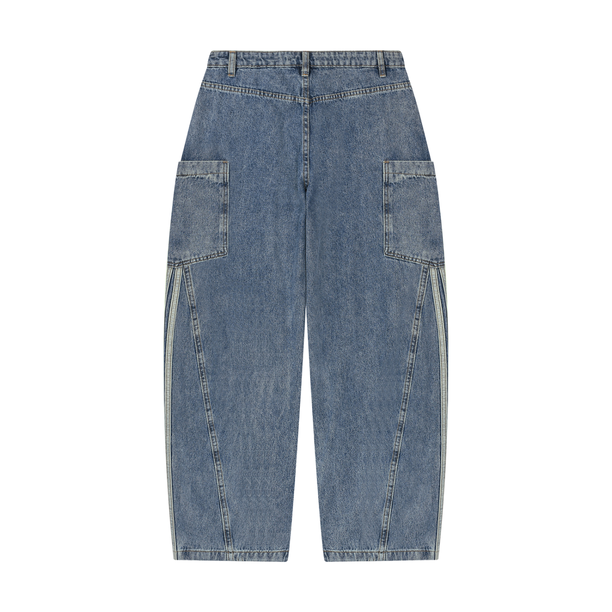 UrbanStar Women's Vintage Baggy Barrel Leg Jeans