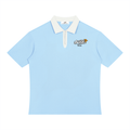 UrbanStar Graphic Y2K Spider Unisex Color Block Quarter-Zip Polo Shirt