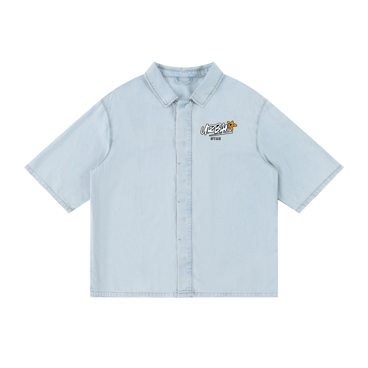 UrbanStar Vintage Drop Shoulder Lyocell Shirt