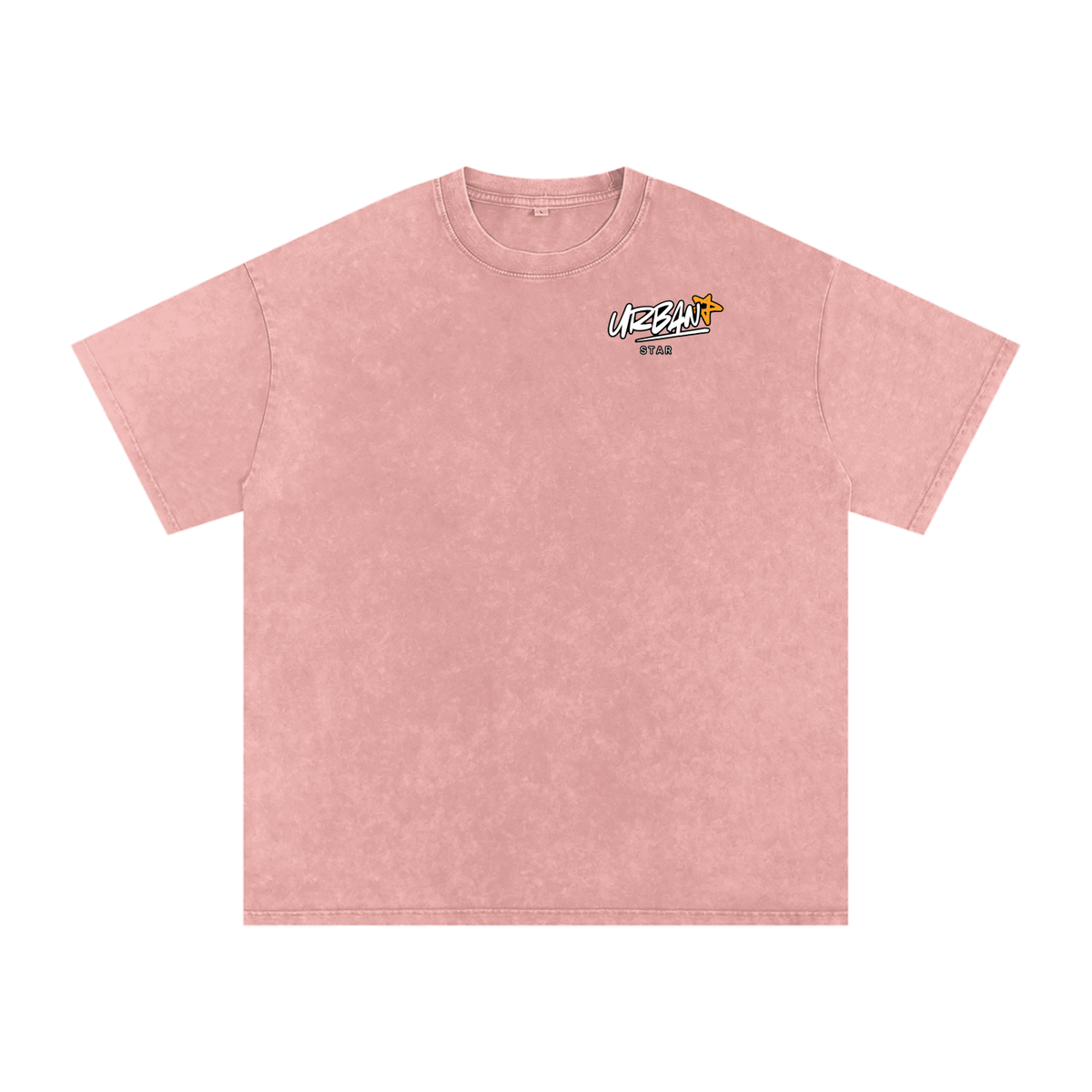 UrbanStar Graphic Born To Race Art Snow Washed Oversized Cotton T-Shirt