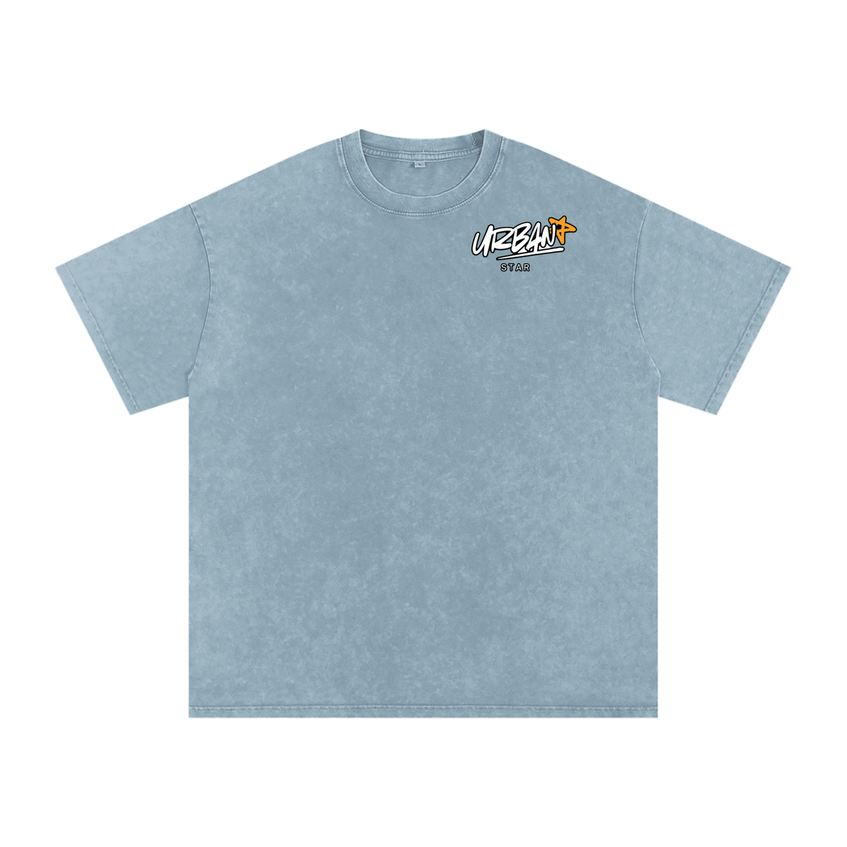 UrbanStar Graphic Y2K Tech Infinity Art Snow Washed Oversized Cotton T-Shirt