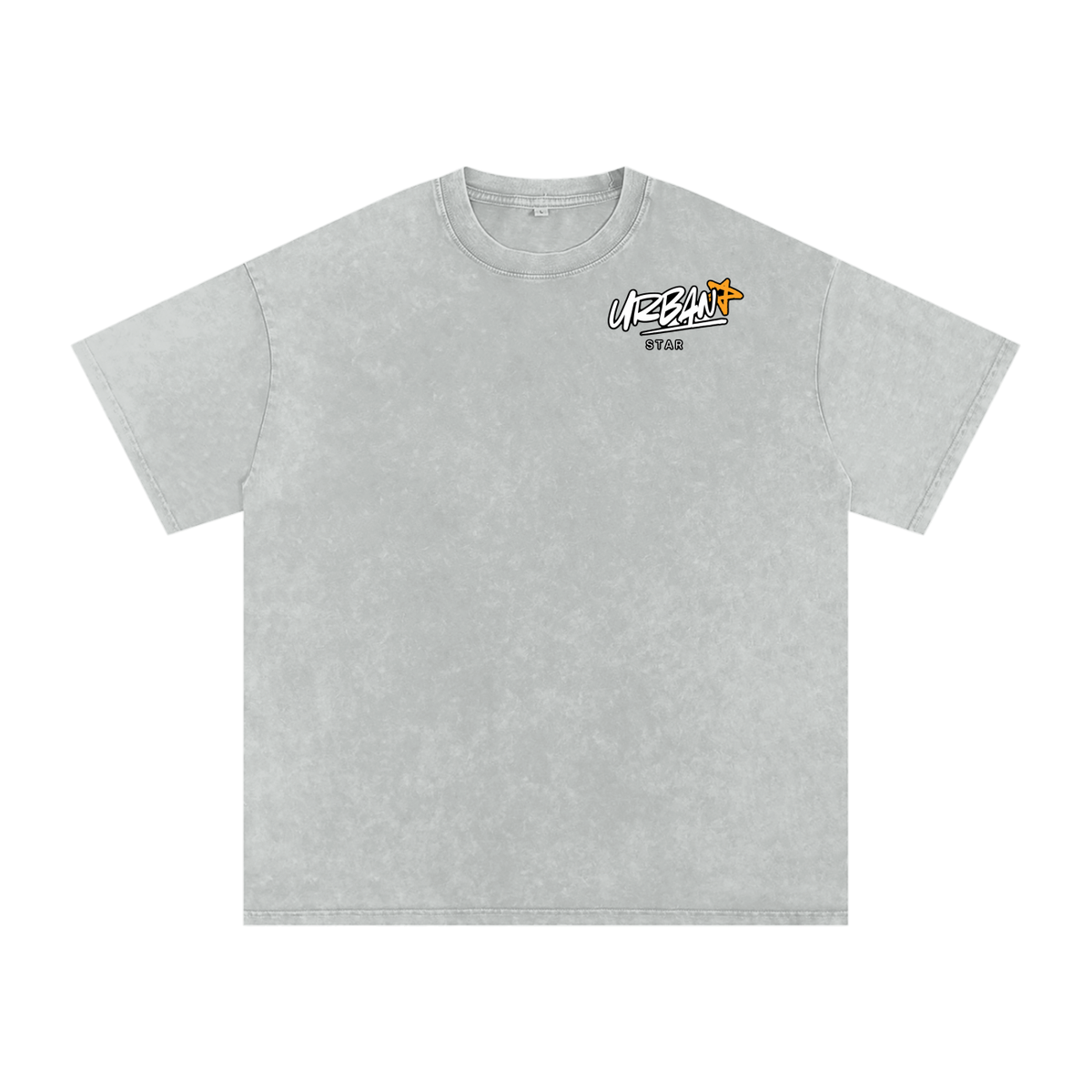 UrbanStar Graphic Y2K Tech Infinity Art Snow Washed Oversized Cotton T-Shirt