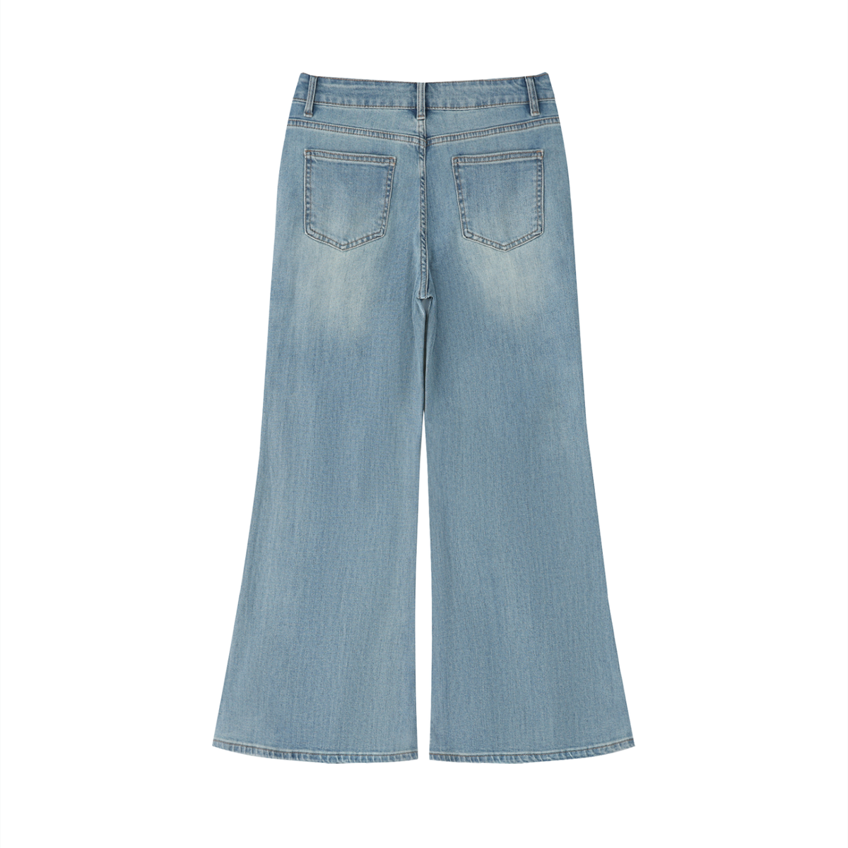 UrbanStar Women's Vintage Flared Leg Jeans