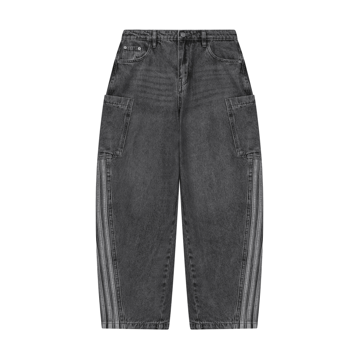 UrbanStar Women's Vintage Baggy Barrel Leg Jeans