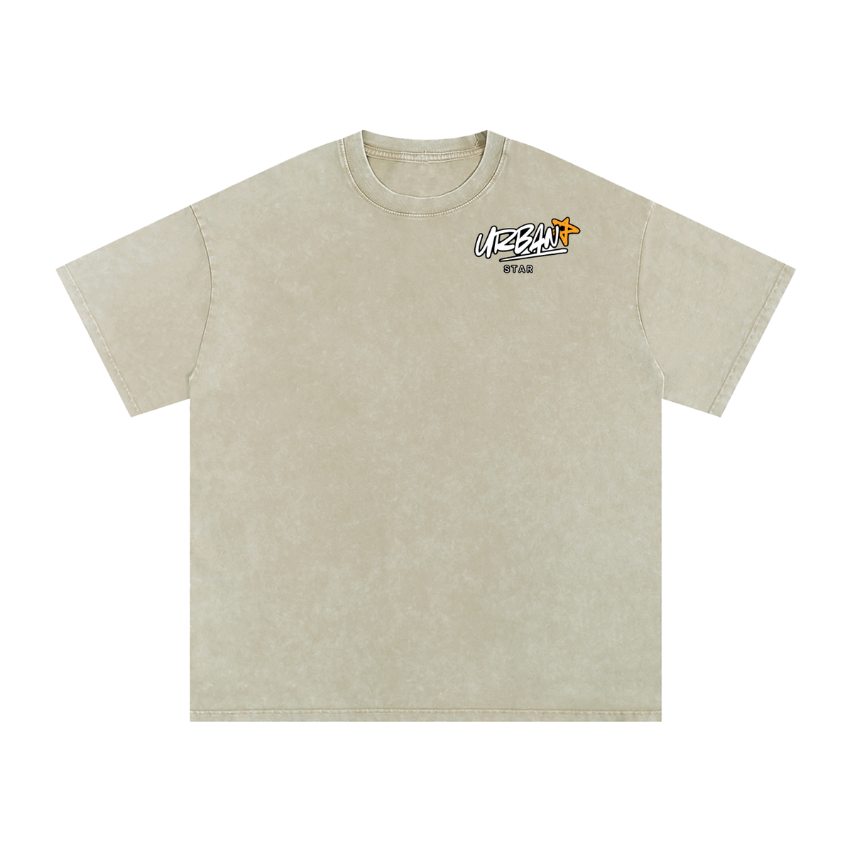 UrbanStar Graphic Y2K Tech Infinity Art Snow Washed Oversized Cotton T-Shirt