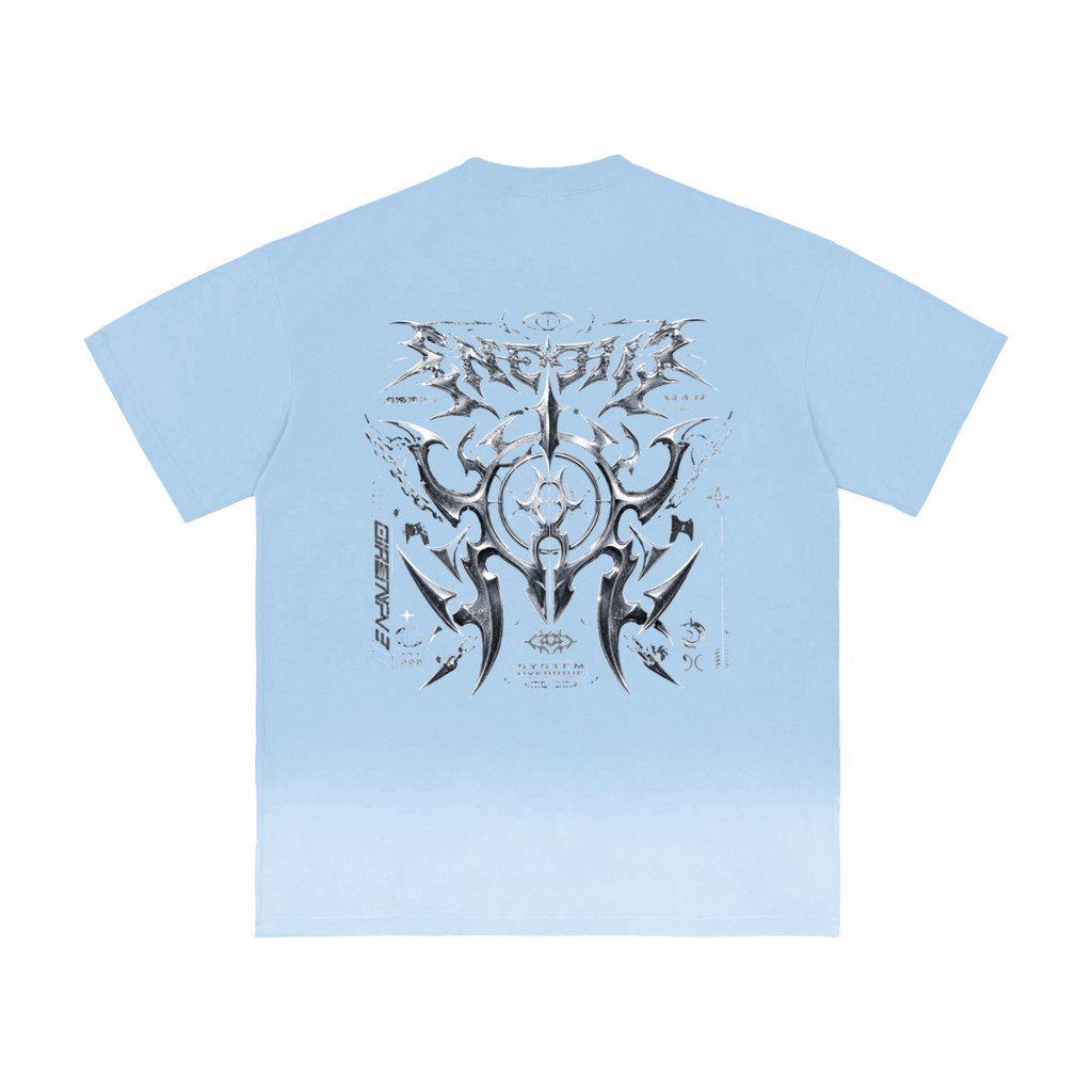 UrbanStar Graphic Y2K Tech Art Sunfade Vintage T-Shirt