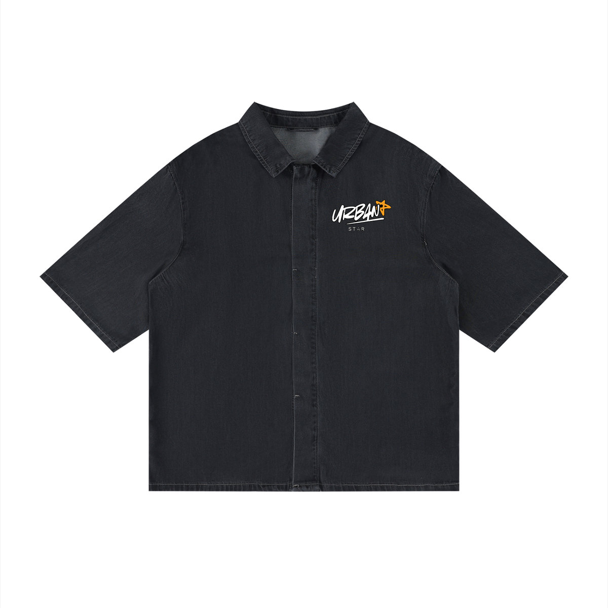 UrbanStar Vintage Drop Shoulder Lyocell Shirt