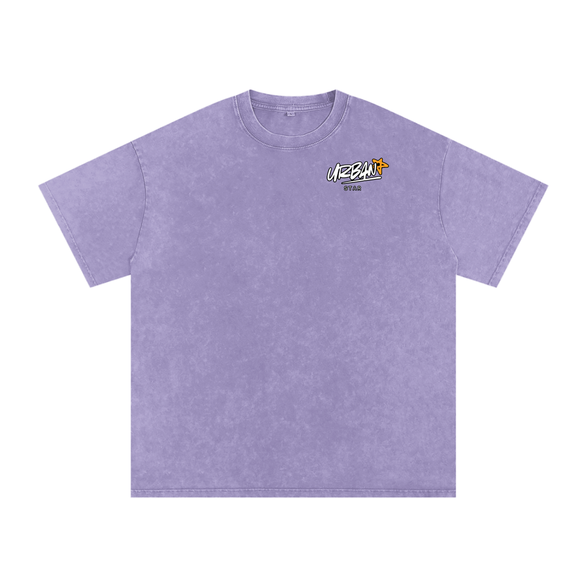 UrbanStar Graphic Born To Race Art Snow Washed Oversized Cotton T-Shirt
