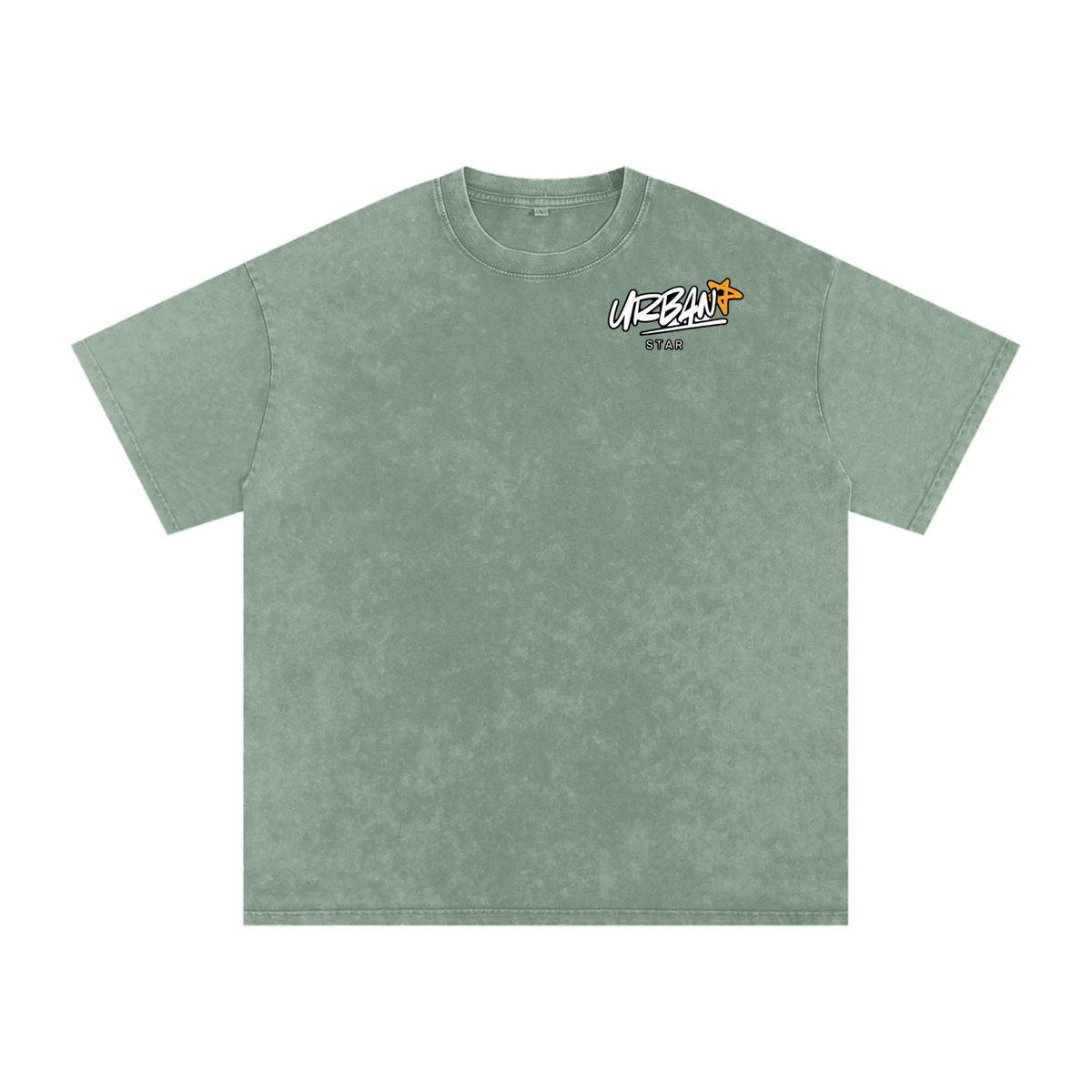 UrbanStar Graphic Y2K Tech Infinity Art Snow Washed Oversized Cotton T-Shirt